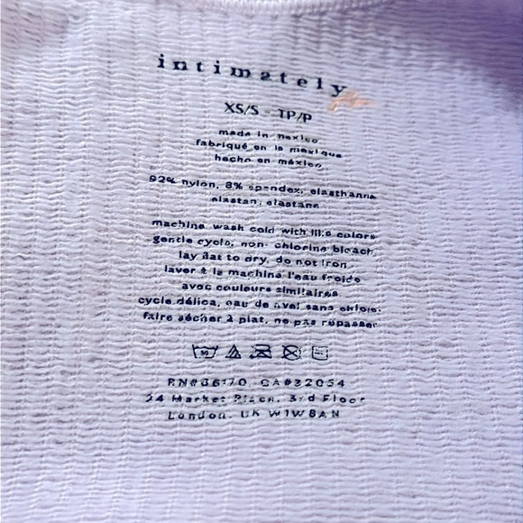 Intimately‎ Free People Mmkay Seamless Ribbed Tank XS/S - Picture 6 of 6